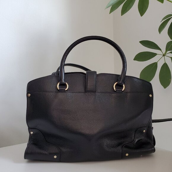 Coach | Mercer Studded  | Soft Grain Leather | Large Satchel Bag | Black - Picture 12 of 13